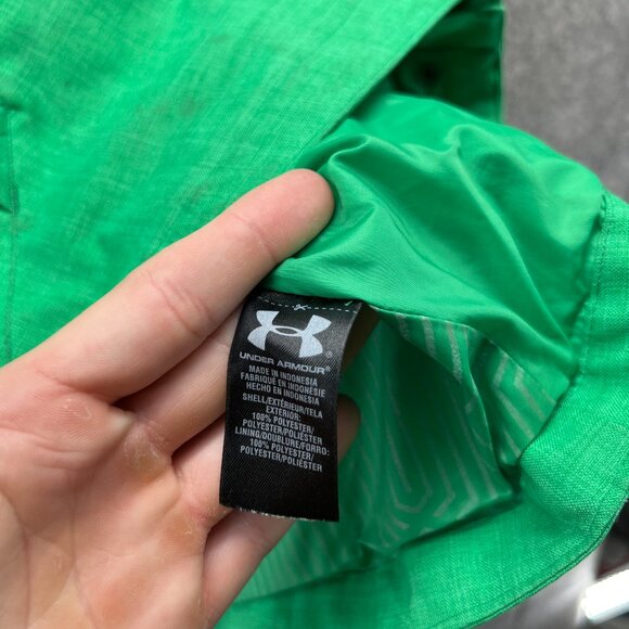 Under Armour Jacket Women Medium Green Infrared Snowboarding UA Storm Full Zip - Picture 6 of 13